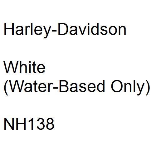 Harley-Davidson, White (Water-Based Only), NH138.